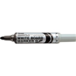 PENTEL MAXIFILO BULLET POINT WHITEBOARD MARKER Black