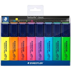 STAEDTLER TEXTSURFER CLASSIC HIGHLIGHTER 8 ASSORTED WLT