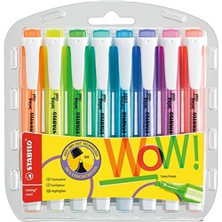 STABILO SWING COOL HIGHLIGHTER 2758 Assorted Wlt 8