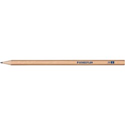 STAEDTLER NATURAL PENCIL 2B box of 12