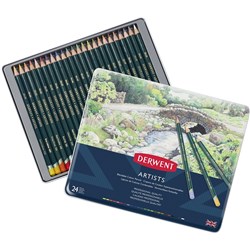 DERWENT ARTIST PENCILS Assorted PK24