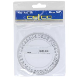 CELCO PROTRACTORS 100MM 360 DEGREE CIRCLE