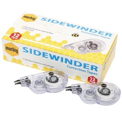 MARBIG CORRECTION TAPE SIDEWINDER BOX 12