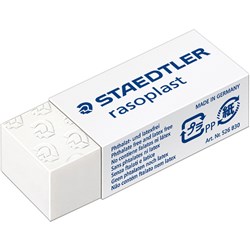 STAEDTLER RASOPLAST ERASERS Medium 43x19x13mm For Pencils 526 B30