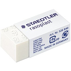 ERASER- PENCIL STEADTLER RASOPLAST 526 B