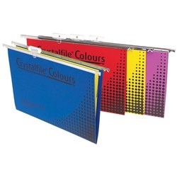 CRYSTALFILE CLASSIC COLOURED PKT25 SUSPENSION FILES F/CAP