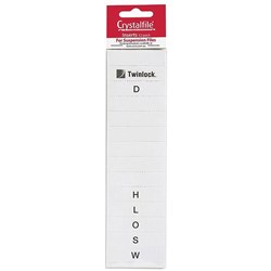 TAB- INSERTS WHITE 111540 PKT
