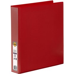 INSERT BINDERS A4 3 'D' RING 38MM RED