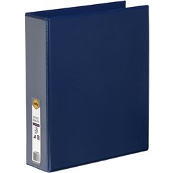 BINDER - 50MM 4D RING BLUE A4 INSERT