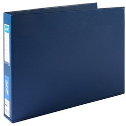 BANTEX PVC BINDERS A3 A3 3 'D' 38mm Landscape Blue