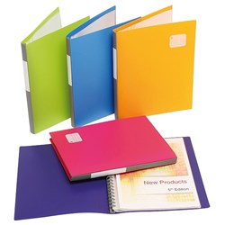 MARBIG REFILLABLE DISPLAY BOOK Pro Series A4, 20Pocket Assort