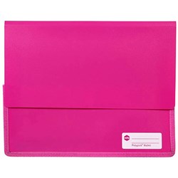 MARBIG POLYPICK DOCUMENT WLT A4 Heavy Duty Wallet Pink