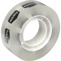 MARBIG TRANSPARENT TAPE CRYSTAL CLEAR 18mm x 33m