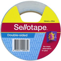 SELLOTAPE DOUBLE SIDED TAPE 12MM X 33M
