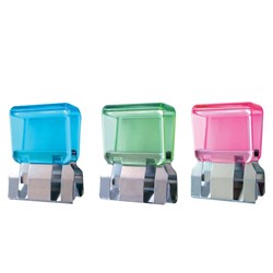 CARL MORI CLIPS MEDIUM ASSORTED COLOURS 60 Sheet Capacity BOX 18