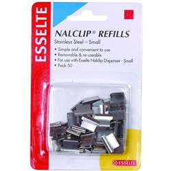 CLIP- ESSELTE NAL REFILL SMALL #45199 PKT