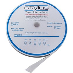 STYLUS 3421 HOOK FASTENER White 25mmx25m