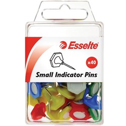 ESSELTE PIN INDICATOR Small 15x13mm Assorted