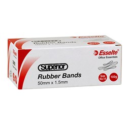 SUPERIOR RUBBER BANDS 100gm No.14 - 1.5x50mm