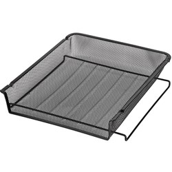 ESSELTE METAL MESH DOCUMENT TRAY Black