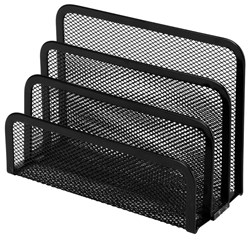 ESSELTE METAL MESH VERTICAL SORTER Black