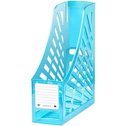 I160 MAGAZINE STAND TRANSLUCENT BLUE