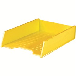 ITALPLAST MULTIFIT DOCUMENT TRAY BANANA