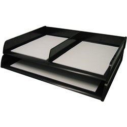ITALPLAST A3 DOCUMENT TRAY Black
