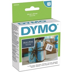 DYMO LW Label Multipurpose 25x25mm Pk750