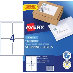 LABEL- AVERY LASER L7169 PKT100 PKT