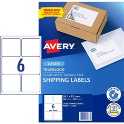 LABEL- AVERY LASER L7166 BX100