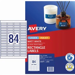 LABEL- AVERY LASER L7656 DL84 PACK OF 25 PKT