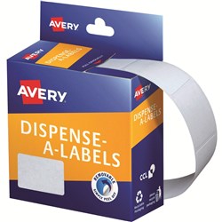 AVERY DISPENSER LABELS Rectangles DMR2432W 24x32mm White