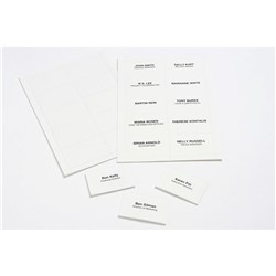CONVENTION CARD HOLDER INSERTS PKT250