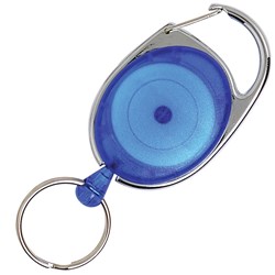 SNAP LOCK RETRACTABLE C/HOLDER BLUE ID SECURITY