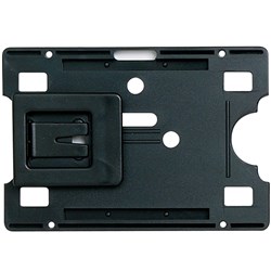 CARD HLDR W ADJUST POCKET CLIP BLK ID SECURITY