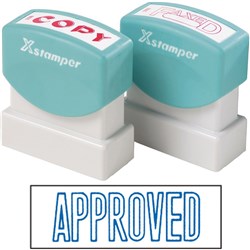 STAMP- X-STAMPER ERGO 1008 APPROVED BLUE 5010080