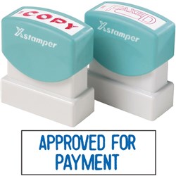 STAMP- X-STAMPER ERGO 1025 APP FOR PAYMENT BLUE 5010250