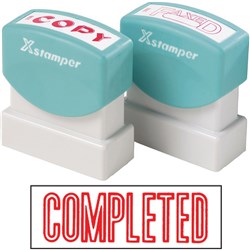 STAMP- X-STAMPER ERGO 1026 COMPLETED RED 5010260