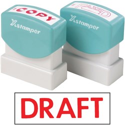 STAMP- X-STAMPER ERGO 1068 DRAFT RED 5010682