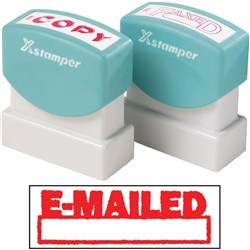 STAMP- X-STAMPER ERGO 1650 E-MAILED/DATE RED 5016502