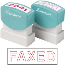 STAMP- X-STAMPER ERGO 1346 FAXED RED 5013460