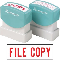STAMP- X-STAMPER ERGO 1071 FILE COPY RED 5010710