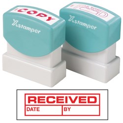 STAMP- X'STAMPER RECEIVED DATE/BY 1680   5016802