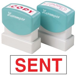 STAMP- X-STAMPER ERGO 1567 SENT RED