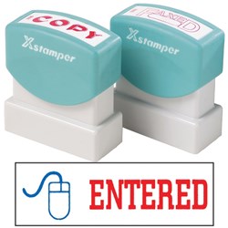 STAMP- X-STAMPER 2COL. 2027 ENTERED