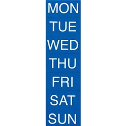 MAGNETIC- SHEET DAYS BLUE QTMW7