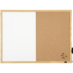QUARTET PINE FRAME COMBINATION BOARD 900X600MM
