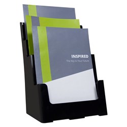 DEFLECTO BROCHURE HOLDER Sustainable Office 3 Tier  A4