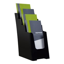 DEFLECTO BROCHURE HOLDER Sustainable Office 4 Tier  Dl